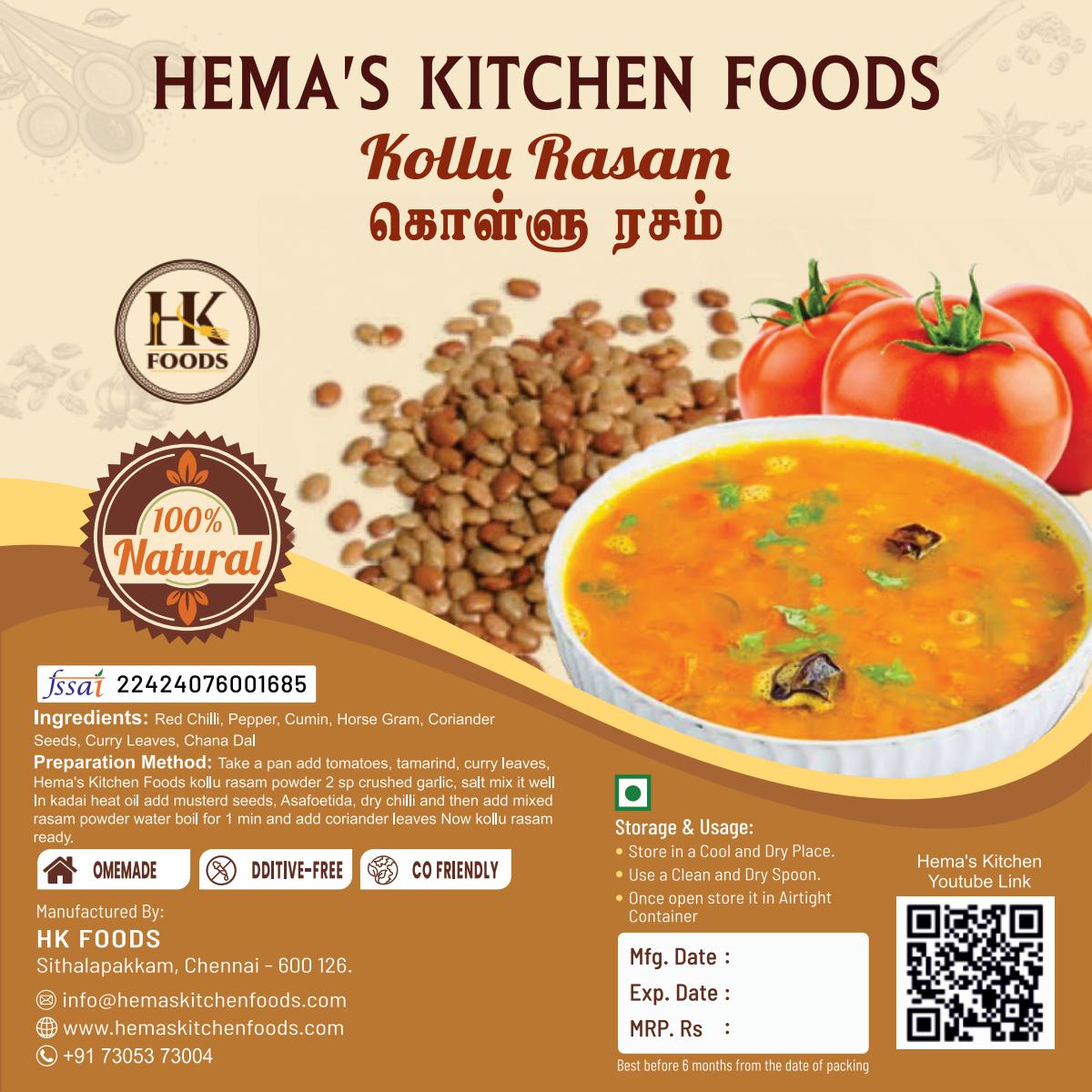 Kollu Rasam Podi