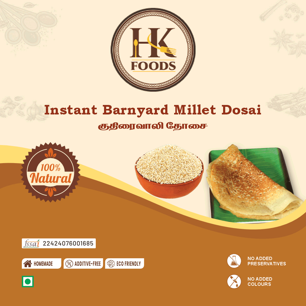 Instant Barnyard Dosai (Kuthirai Valli Dosai) – 250g