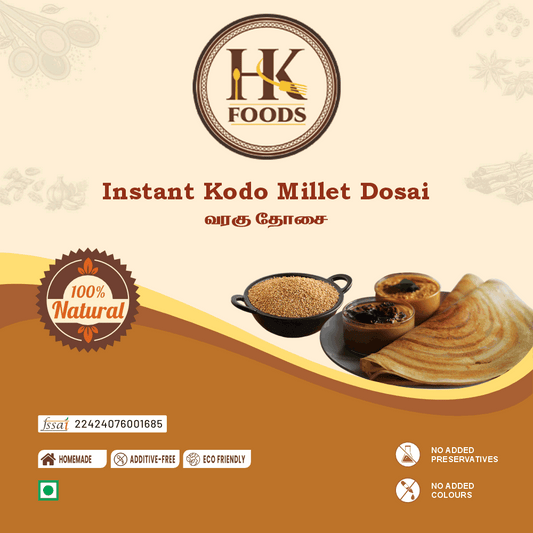 Instant Kodo Millet Dosai (Varagu Dosai) – 250g